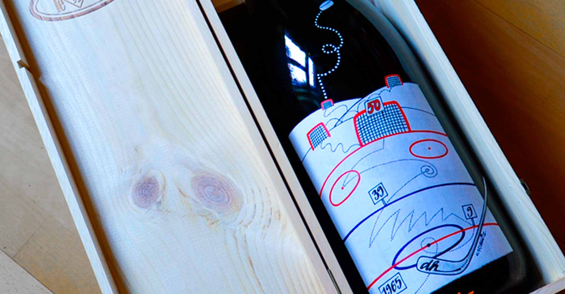 Dominik Hašek - víno  dárek k 50. narozeninám